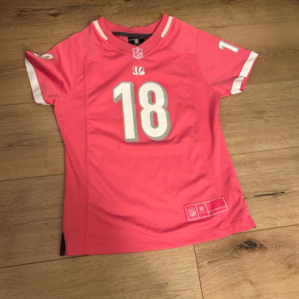 NFL Kids Pink Jersey with White Accents